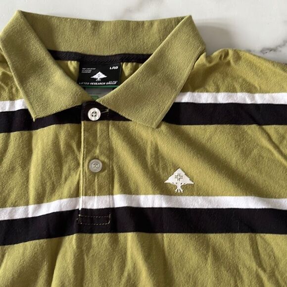 Lifted Research Group Striped Polo Sz. XL - Picture 5 of 7